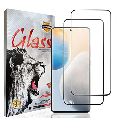WallDector Gehärtetes Glas für Vivo X60 Pro, Premium Gehärtetes Glas Handy voll Bildschirm Schutzfolie Gepanzerte Folie Transparent HD 9H Schutzfolie für Vivo X60 Pro 2 Pack von WallDector