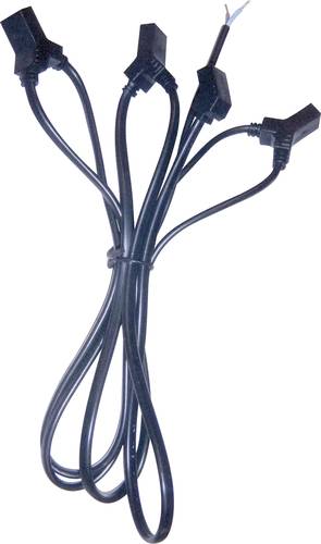 Wallair N40986 4fach Lüfter-Anschlusskabel Schwarz Wallair N40986 4fach Lüfter-Anschlusskabel Schwarz von Wallair