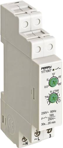 Wallair N61145 Treppenlichtzeitschalter Hutschiene 230 V/AC von Wallair