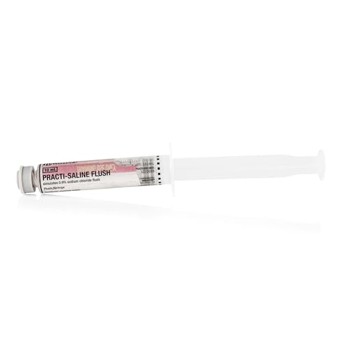 Wallcur Practi-Kochsalzspüllösung 10mL (Syringe) (Packung mit 30) - Simulationsprodukt für medizinisches Training von Wallcur