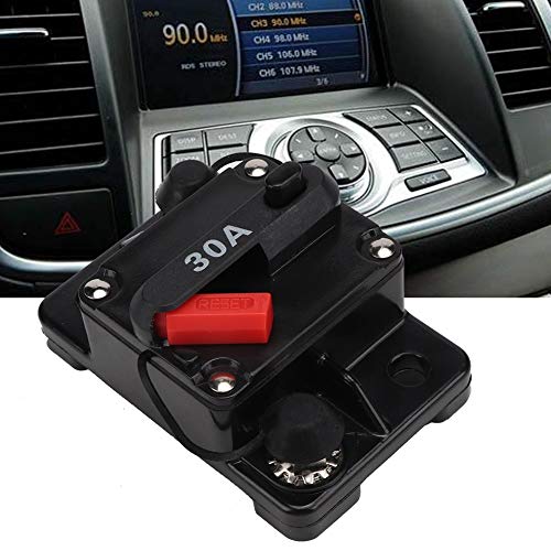 12 V Angereicherbarer Leistungsschalter, 30A/40A/60A -Auto -Stereo -Audio, mit Manuellem Reset -Arm, der Zum Schutz des Autos und Videosystems Verwendet Wird (30A) von Walmeck
