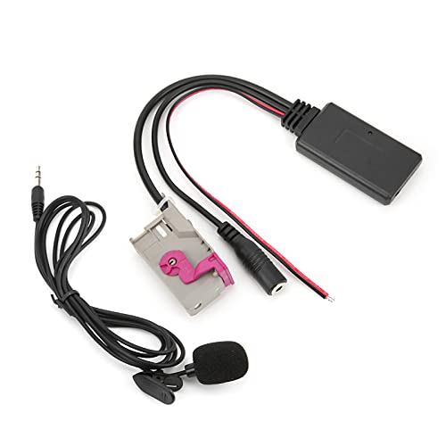 Walmeck 5.0 AUX-Kabel-Adapter mit Mikrofon-Ersatz für RNS-E-Kopf-Einheit, Hören Sie Musik von Telefon/Pad/MP3, Anruf Beantworter, von Walmeck