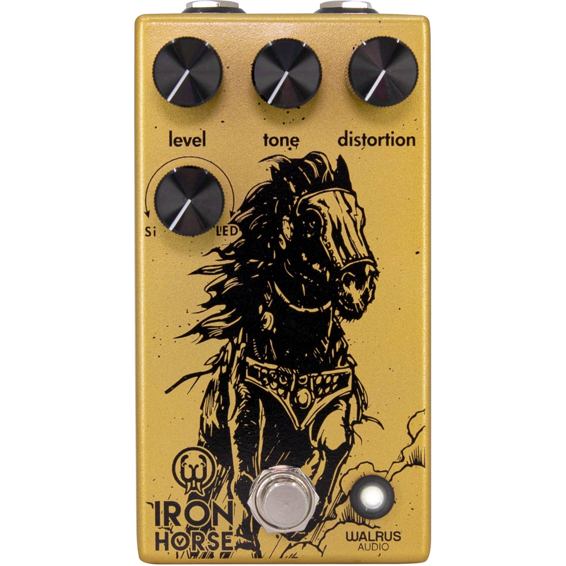Walrus Audio Iron Horse V3 Distortion Effect Pedal with Silicon & LED Clipping Diodes von Walrus Audio