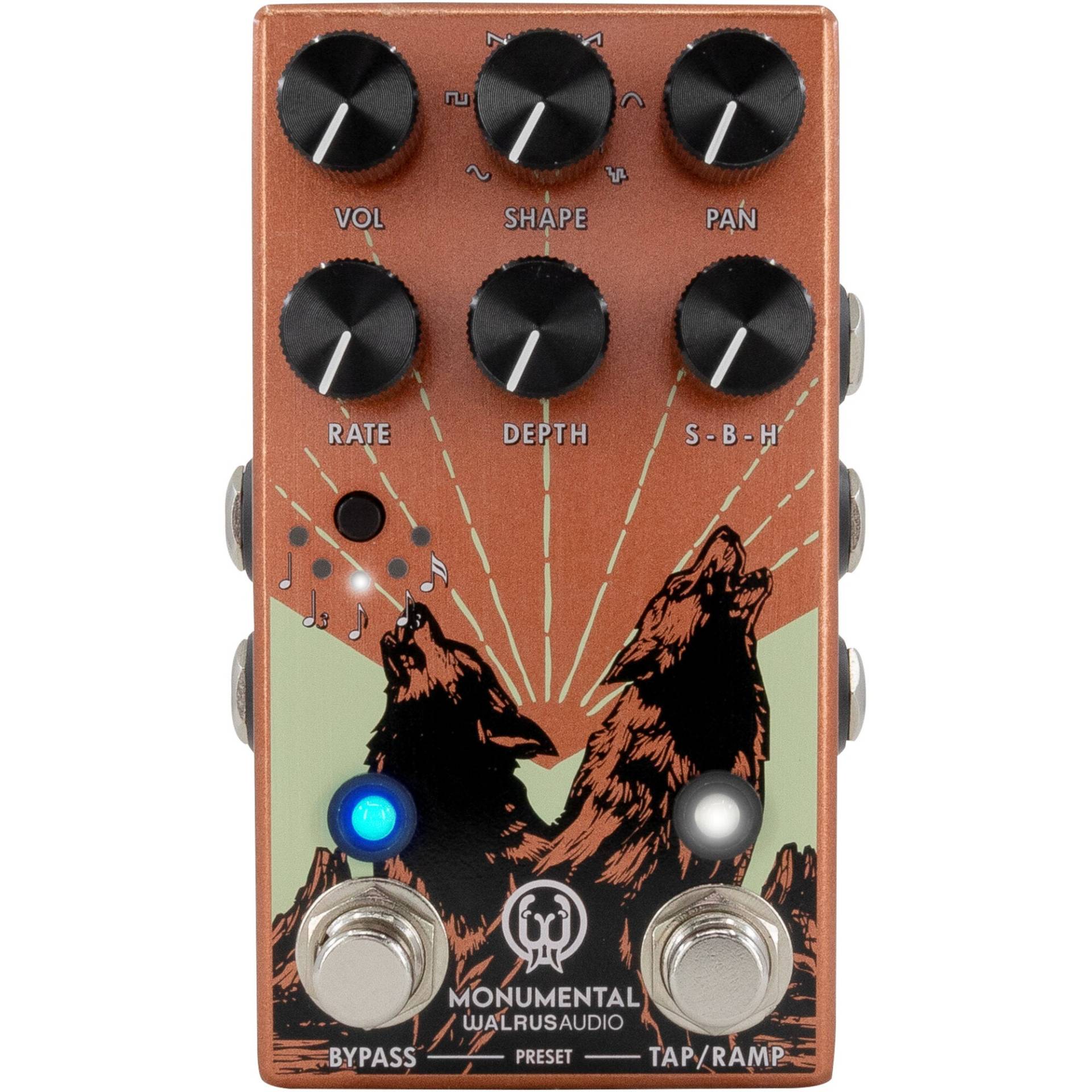 Walrus Audio Monumental Harmonic Stereo Tremolo Orange Walrus Audio Monumental Harmonic Stereo Tremolo Orange von Walrus Audio