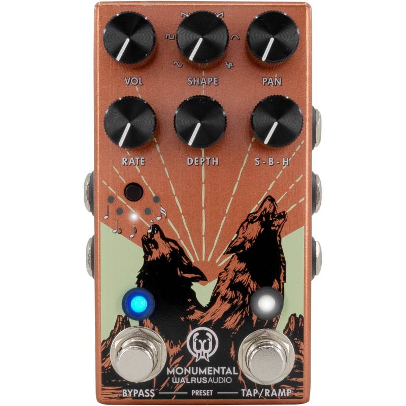 Walrus Audio Monumental Harmonic Stereo Tremolo Orange von Walrus Audio