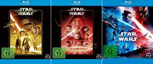 Star Wars Trilogie 7-9 (Teil 7+8+9) Das Erwachen der Macht + Die letzten Jedi + Der Aufstieg Skywalkers [Blu-ray] von Walt Disney Company Germany GmbH