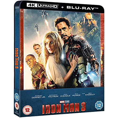 Iro Màn 3 4K Ultra HD Limited Edition Steelbook / Import / Includes 2D Region Free Blu Ray von Walt Disney Studios HE
