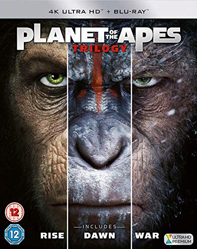 Planet Of The Apes Trilogy Boxset 4K Ultra-HD [Blu-ray] [UK Import] von Walt Disney Studios HE