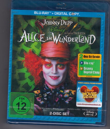 Alice im Wunderland, 1 Blu-ray + 1 Digital Copy: Für Hörgeschädigte geeignet.USA Alice im Wunderland, 1 Blu-ray + 1 Digital Copy: Für Hörgeschädigte geeignet.USA von Walt Disney Studios Home Entertainment