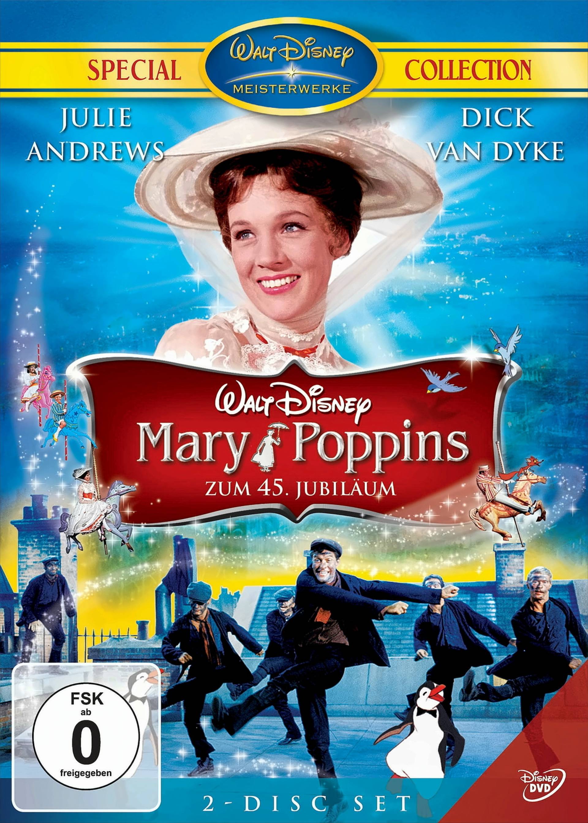 Mary Poppins - Zum 45. Jubiläum (Jubiläumsedition, 2 DVDs) von Walt Disney Studios