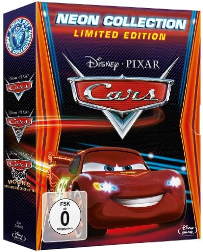 Cars 1 / Cars 2 / Hook Neon 3 [Blu-ray] [Limited Edition] von Walt Disney