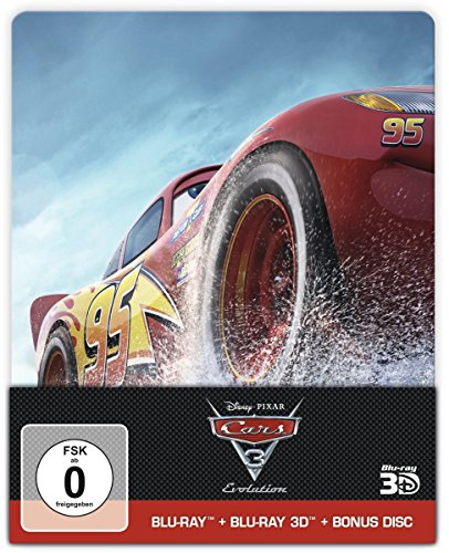 Cars 3: Evolution Steelbook (3D BD+2D BD+Bonusdisc) [3 DVDs] [3D Blu-ray] von Walt Disney