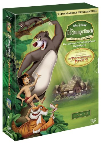 Das Dschungelbuch 1+2 [3 DVDs] von Walt Disney