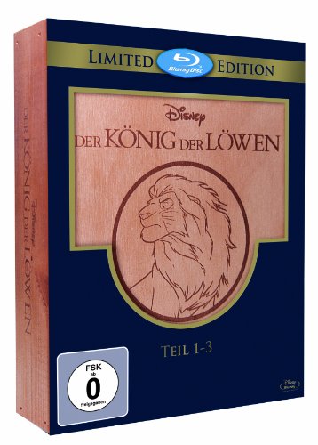 Der König der Löwen 1-3 - Trilogie (Holzbox) [Blu-ray] [Limited Edition] von Walt Disney