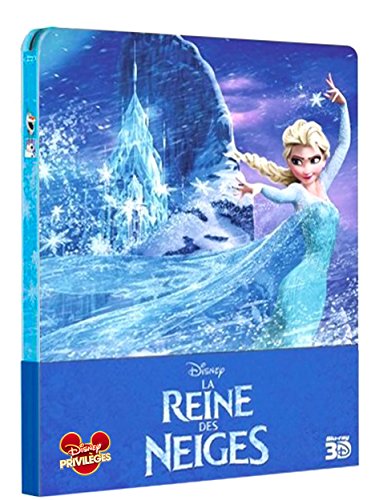 Die Eiskönigin 3D Steelbook - Frozen 3D Steelbook - La Reine Des Neiges 3D Steelbook - Blu-Ray 3D + Blu-Ray OOP in Englisch und Französisch von Walt Disney