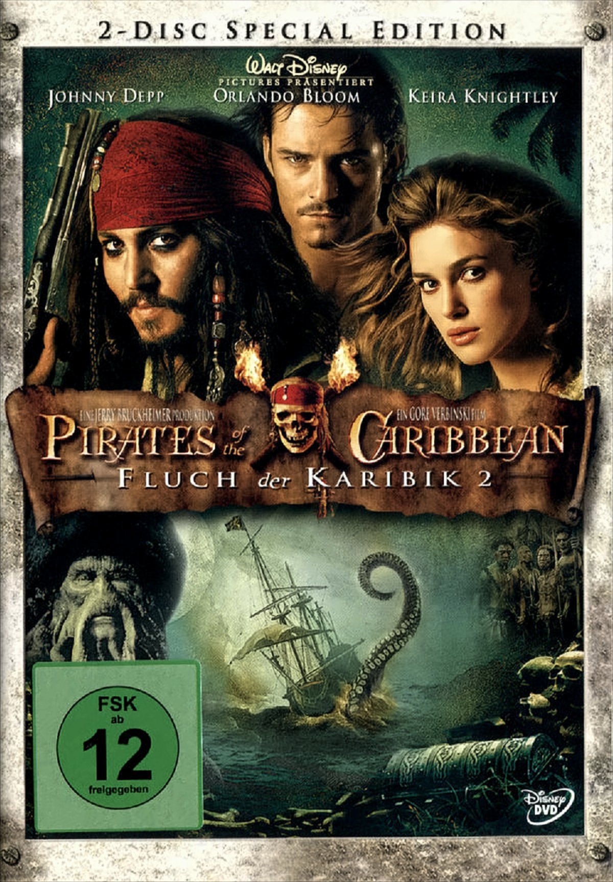 Pirates of the Caribbean - Fluch der Karibik 2 [SE] [2 DVDs] von Walt Disney