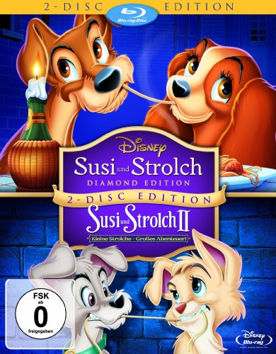 Susi und Strolch (Diamond Edition) / Susi und Strolch II: Kleine Strolche - Großes Abenteuer! [Blu-ray] von Walt Disney