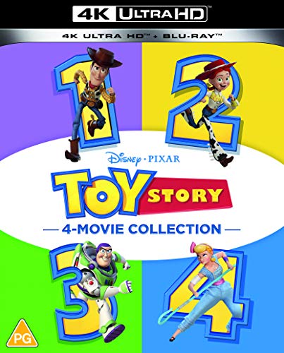 Toy Story 1-4 Movie Collection [4K Ultra-HD + Blu-Ray] [UK Import] von Walt Disney