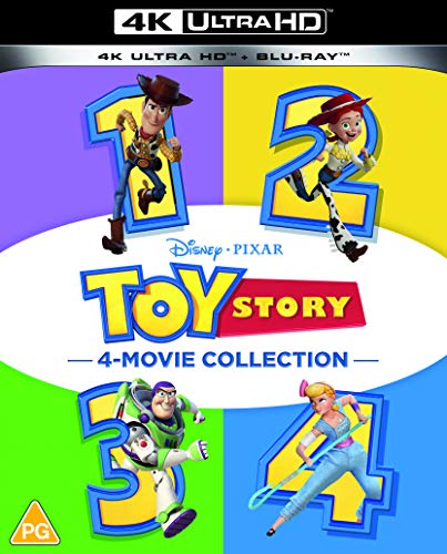 Toy Story 1-4 Movie Collection [4K Ultra-HD + Blu-Ray] [UK Import] von WALT DISNEY