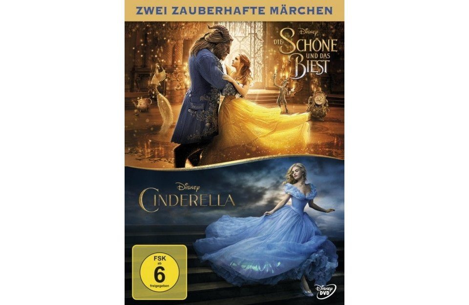Walt Disney DVD Die Schöne und das Biest / Cinderella Doppelpack (Live Actio Walt Disney DVD Die Schöne und das Biest / Cinderella Doppelpack (Live Actio von Walt Disney