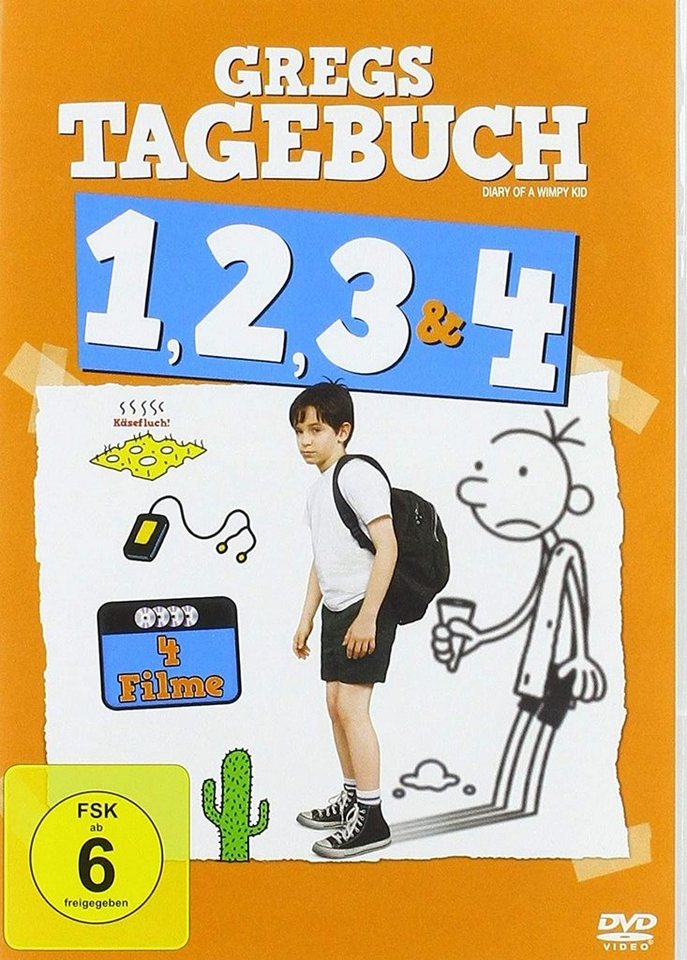 Walt Disney DVD Gregs Tagebuch 1.2.3 & 4 (Alle 4 Filme in einer Box) von Walt Disney