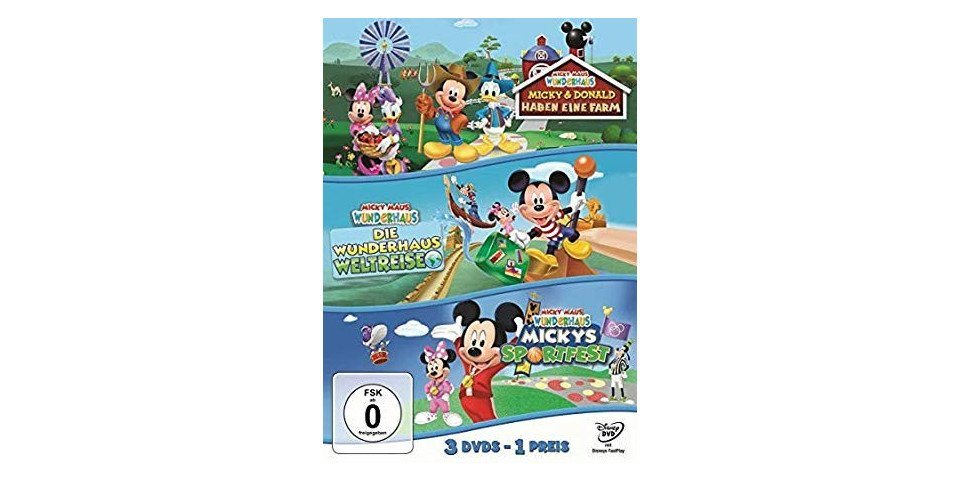 Walt Disney DVD Micky Maus Wunderhaus: Sportfest / Weltreise / Farm Walt Disney DVD Micky Maus Wunderhaus: Sportfest / Weltreise / Farm von Walt Disney