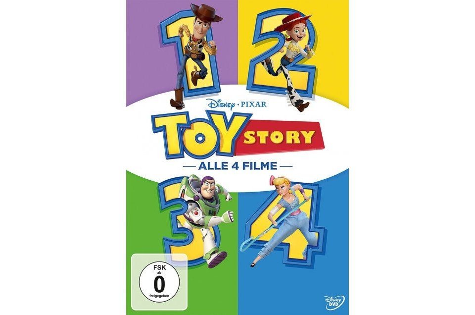 Walt Disney DVD Toy Story - alle 4 Filme - Walt Disney DVD Toy Story - alle 4 Filme - von Walt Disney