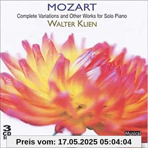 Mozart Klavierwerke/Klien Mozart Klavierwerke/Klien von Walter Klien