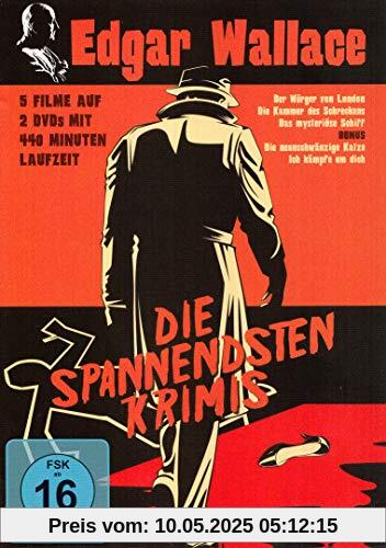 Edgar Wallace - Die spannendsten Krimis : Der Würger von London - Die Kammer des Schreckens - Das Mysteriöse Schiff - Die neunschwänzige Katze (2DVD) von Walter Summers