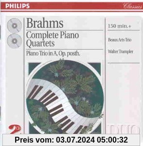 Duo - Brahms (Klavierquartette) von Walter Trampler