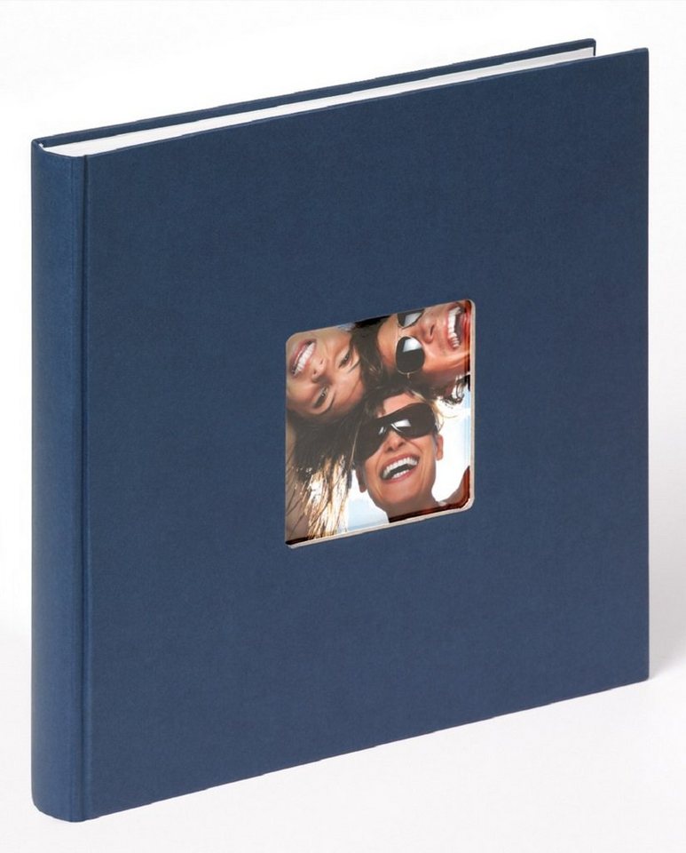 Walther Design Fotoalbum Fun 26 x 25 cm, buchgebundenes Album, Papiereinband, quadratischer Bildausschnitt von Walther Design