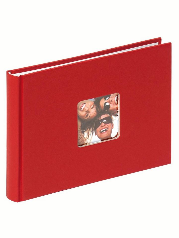 Walther Fotoalbum Buchalbum Fun FA-207-R 22x16cm rot von Walther