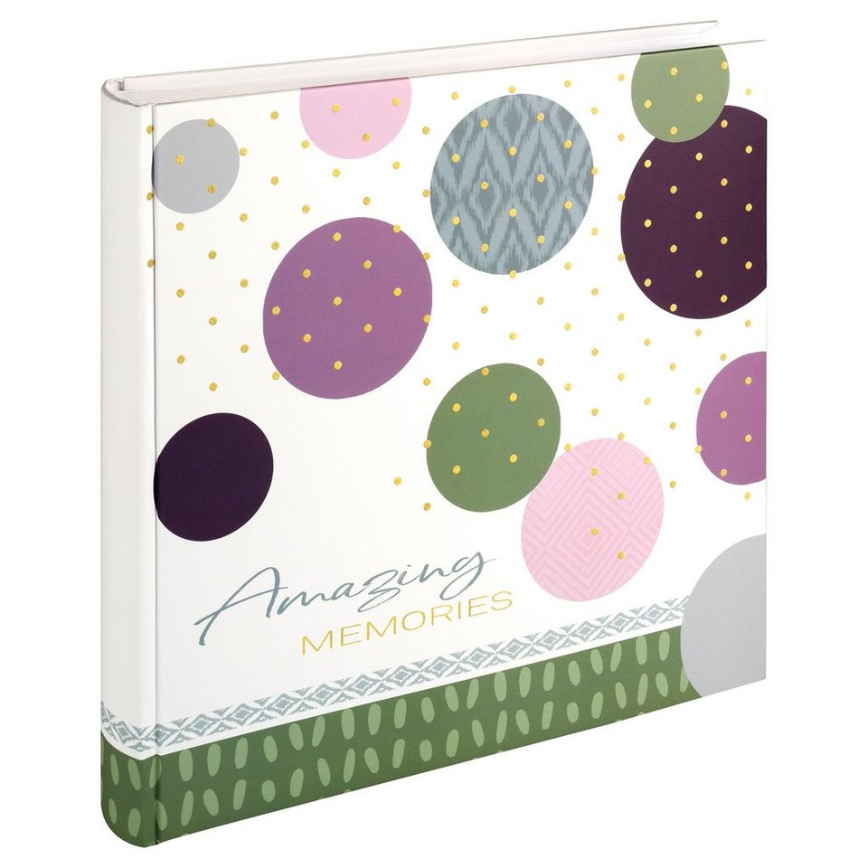 Walther Fotoalbum Buchalbum MX-485-A Amazing Memories 30x30cm grün von Walther