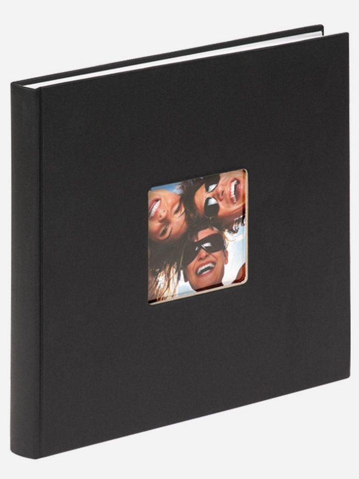 Walther Fotoalbum FA-205-B Album Fun schwarz 26x25 cm von Walther