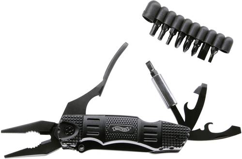 Walther MultiTacKnife MTK 5.0718 Multitool mit Holster, mit Bit-Set, mit Clip Anzahl Funktionen 18 S Walther MultiTacKnife MTK 5.0718 Multitool mit Holster, mit Bit-Set, mit Clip Anzahl Funktionen 18 S von Walther