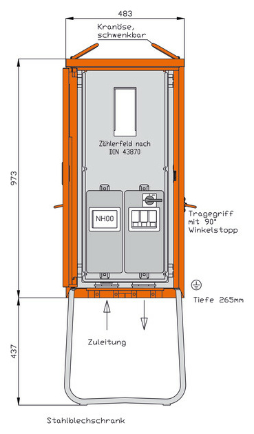 Walther WA0011 Anschluss-Schrank von Walther