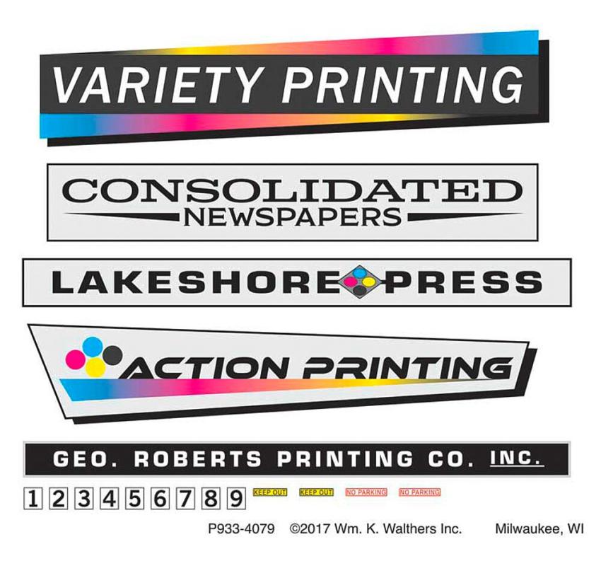 Druckerei Lakeshore Press von Walthers