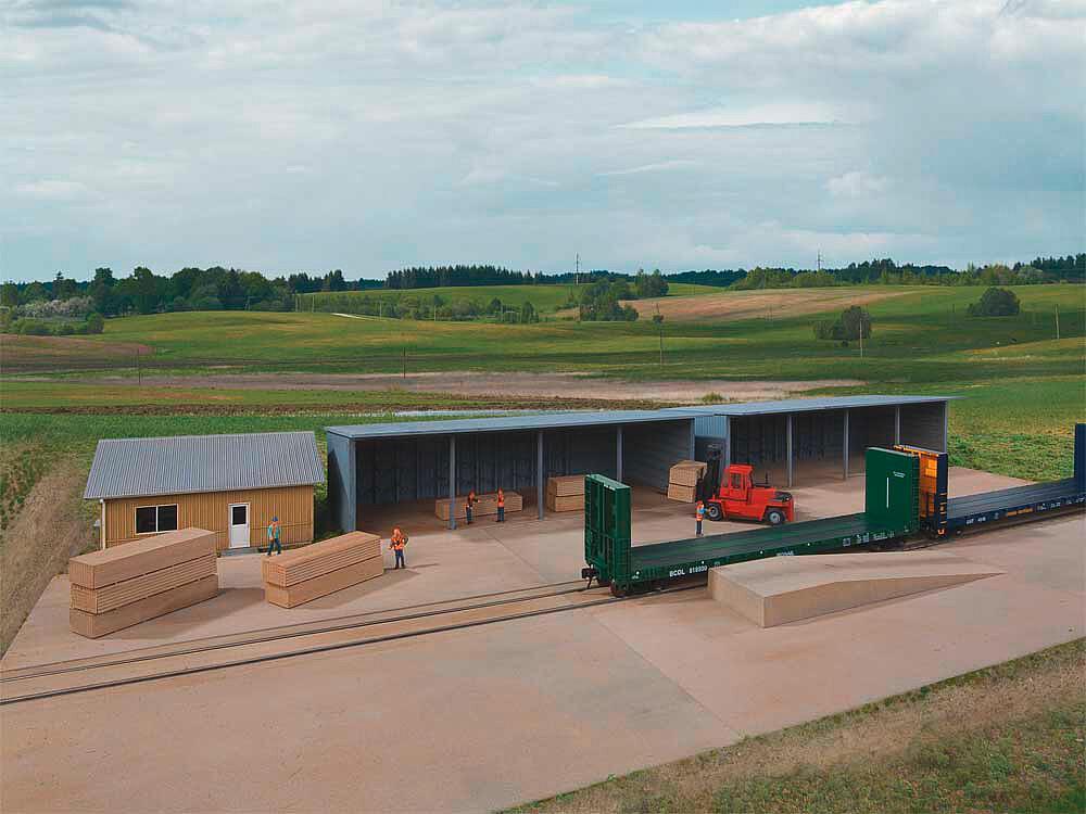 moderne Holzverladung moderne Holzverladung von Walthers