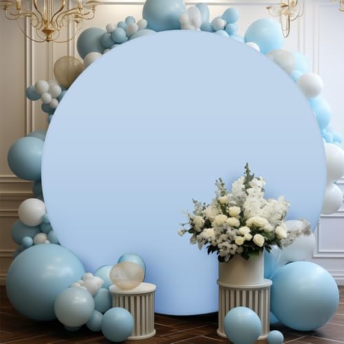 Hintergrund Dekostoff Faltbarer Runder Kulisse Abdeckung Fotohintergrund Musselin Tischdecke,für Fotostudio Fernsehen Video Modefotografie Vorschlag Hochzeiten Partys und Geburtstage,Hellblau,1m Hintergrund Dekostoff Faltbarer Runder Kulisse Abdeckung Fotohintergrund Musselin Tischdecke,für Fotostudio Fernsehen Video Modefotografie Vorschlag Hochzeiten Partys und Geburtstage,Hellblau,1m von Wambere