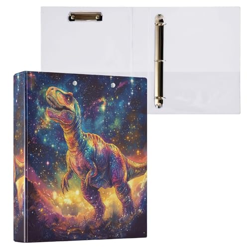 T. Rex Ringbuch, rund, 1,5 Galaxie, Tyrannosaurus, Tiere, 3-Ring-Klemmbrett, Ordner für Büro, Schule, Arbeitsbedarf, Aktenordner, 200 Blatt Kapazität, leicht zu öffnen T. Rex Ringbuch, rund, 1,5 Galaxie, Tyrannosaurus, Tiere, 3-Ring-Klemmbrett, Ordner für Büro, Schule, Arbeitsbedarf, Aktenordner, 200 Blatt Kapazität, leicht zu öffnen von Wamika