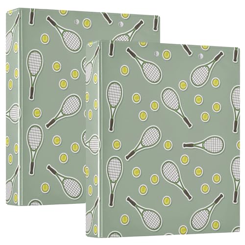Tennisbälle, runde Ringbücher, 3,8 cm, Salbeigrün, Klemmbrett mit 3 Ringen, für Büro, Schule, Arbeitsbedarf, Aktenordner, 200 Blatt Kapazität Tennisbälle, runde Ringbücher, 3,8 cm, Salbeigrün, Klemmbrett mit 3 Ringen, für Büro, Schule, Arbeitsbedarf, Aktenordner, 200 Blatt Kapazität von Wamika