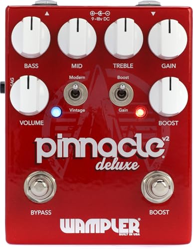 Wampler Pinnacle Deluxe V2 Distortion Gitarre Effektpedal von Wampler