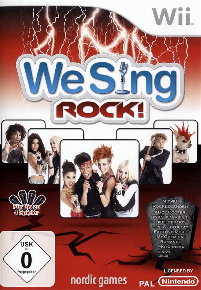 We Sing: Rock Nintendo Wii We Sing: Rock Nintendo Wii von Nordic Games