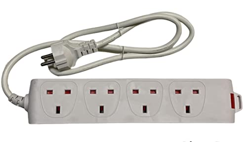 Europa Schuko Typ E / F Reiseadapter Adapter Power 1 Meter Verlängerungskabel 4 x UK Buchsen Frankreich Spanien Deutschland Belgien Italien etc Europa Schuko Typ E / F Reiseadapter Adapter Power 1 Meter Verlängerungskabel 4 x UK Buchsen Frankreich Spanien Deutschland Belgien Italien etc von Wandhill