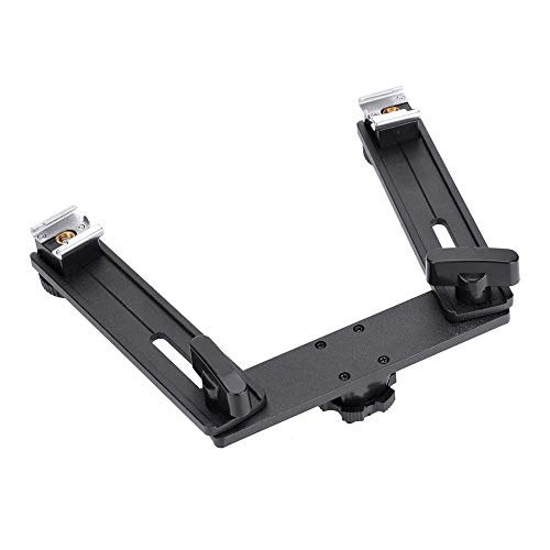 Halterung aus Aluminiumlegierung mit Doppelaufsatz für Speedlite Taschenlampe Halterung aus Aluminiumlegierung mit Doppelaufsatz für Speedlite Taschenlampe von Wandisy