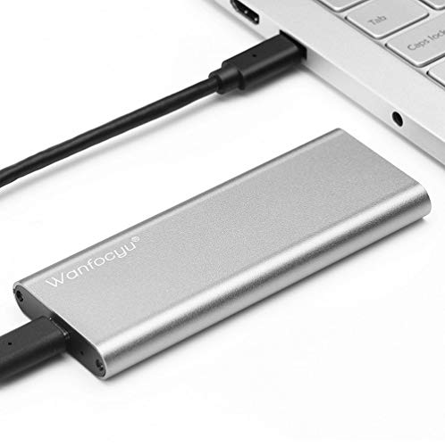 Wanfocyu USB Typ C M.2 NVMe SSD-Gehäuseadapter, USB 3.1 Gen 2 10 Gbit/s Solid State Drive Aluminium-Außengehäuse, einzigartiges Kühlrippen-Design für Gute Wärmeableitung Wanfocyu USB Typ C M.2 NVMe SSD-Gehäuseadapter, USB 3.1 Gen 2 10 Gbit/s Solid State Drive Aluminium-Außengehäuse, einzigartiges Kühlrippen-Design für Gute Wärmeableitung von Wanfocyu
