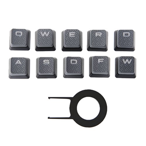 Wanfor 10Pcs / Pack Tastenkappen STRAFE mechanische Tastatur von Wanfor