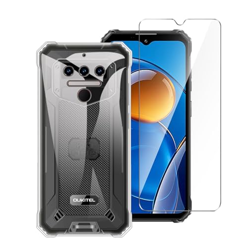 Wanglaism Handyhülle für Oukitel WP23 Plus Hülle + 1 gehärtetes Glas Displayschutzfolie, TPU Handyhülle Case Cover -transparente Wanglaism Handyhülle für Oukitel WP23 Plus Hülle + 1 gehärtetes Glas Displayschutzfolie, TPU Handyhülle Case Cover -transparente von Wanglaism