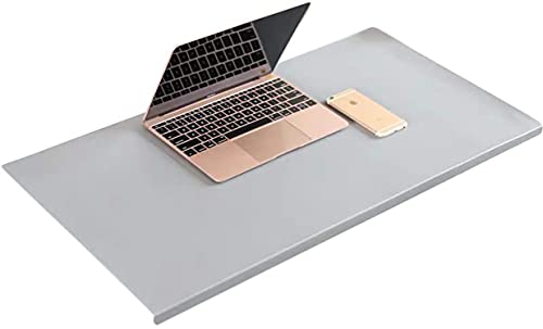 Rutschfeste Schreibtischunterlage mit Kantenschutz, Schreiben Matte für Computer Tastatur PC und Laptop, Wasserdichte PU Leder Groß Mauspad Tischunterlage Tischschoner,Grau,120X50cm Rutschfeste Schreibtischunterlage mit Kantenschutz, Schreiben Matte für Computer Tastatur PC und Laptop, Wasserdichte PU Leder Groß Mauspad Tischunterlage Tischschoner,Grau,120X50cm von Wangle