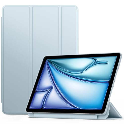 Schutzhülle für iPad Air 11-Zoll M3 (2025) / M2 (2024)/ iPad Air Cover 5th / 4th Generation 10.9 Zoll, flexible Rückseite aus TPU mit Stifthalter, Trifold Stand von Wanme